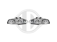 Designsatz Scheinwerfer Angel Eyes klarglas/chrom für Honda Civic 1992-1995