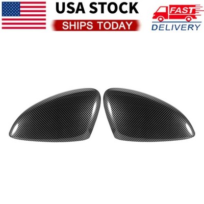 Mirror Covers For Honda Accord 2018-2023 LH+RH Replacement Carbon Fiber Pair
