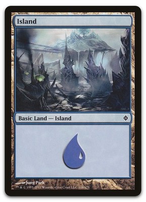 Island (168) #168 (NM) New Phyrexia NPH Magic MTG