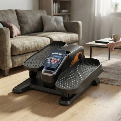 Leiser Ellipsentrainer unter dem Schreibtisch - 12 Geschwindigkeiten Beintrainer mit intelligenter Fernbedienung
