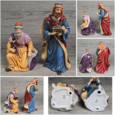 Vtg Kirkland Signature Porcelain Nativity 10 Piece Set #399707 w
