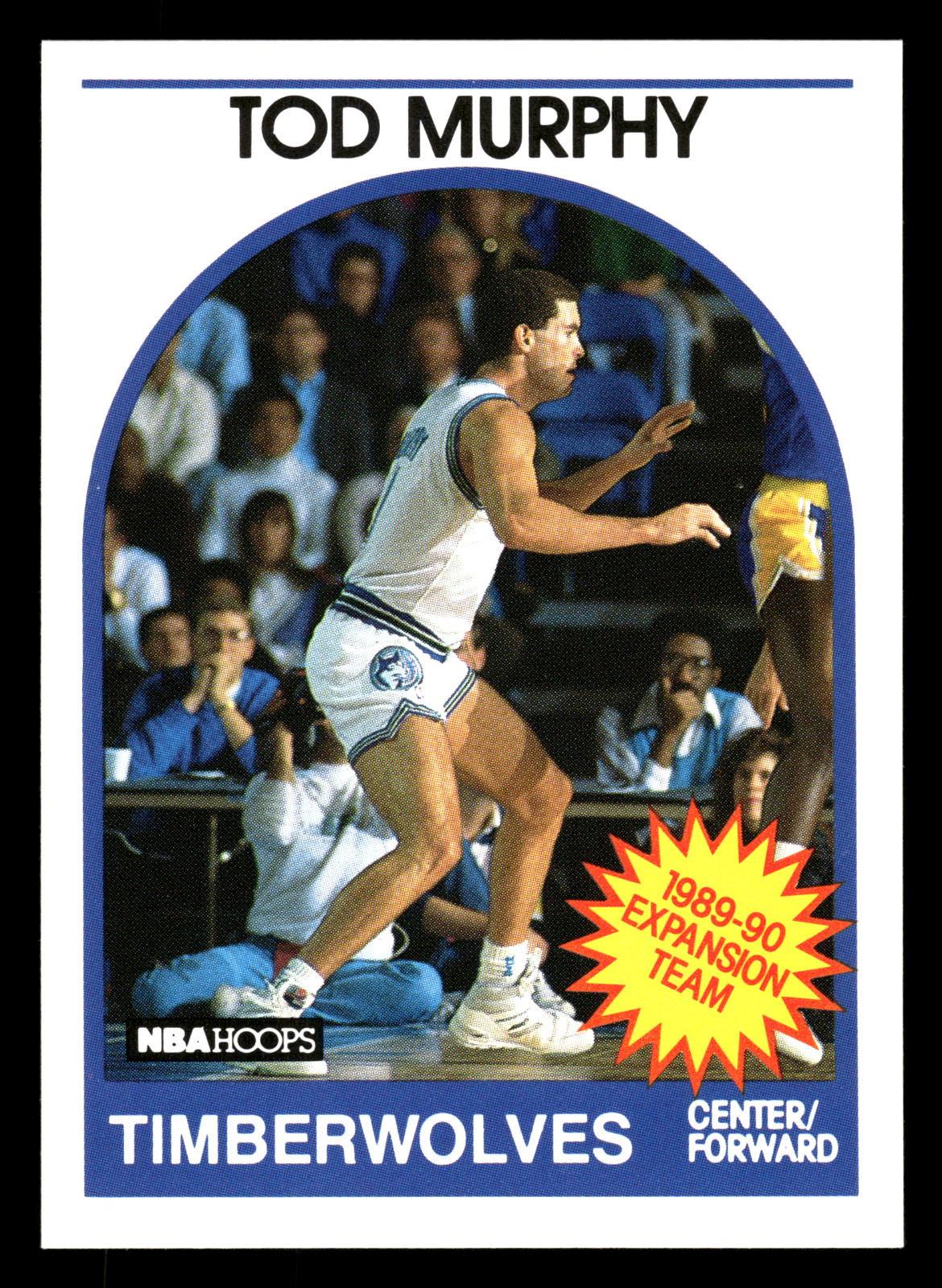 Tod Murphy Rookie 1989-90 Hoops #304 RC Timberwolves NBA Basketball Card
