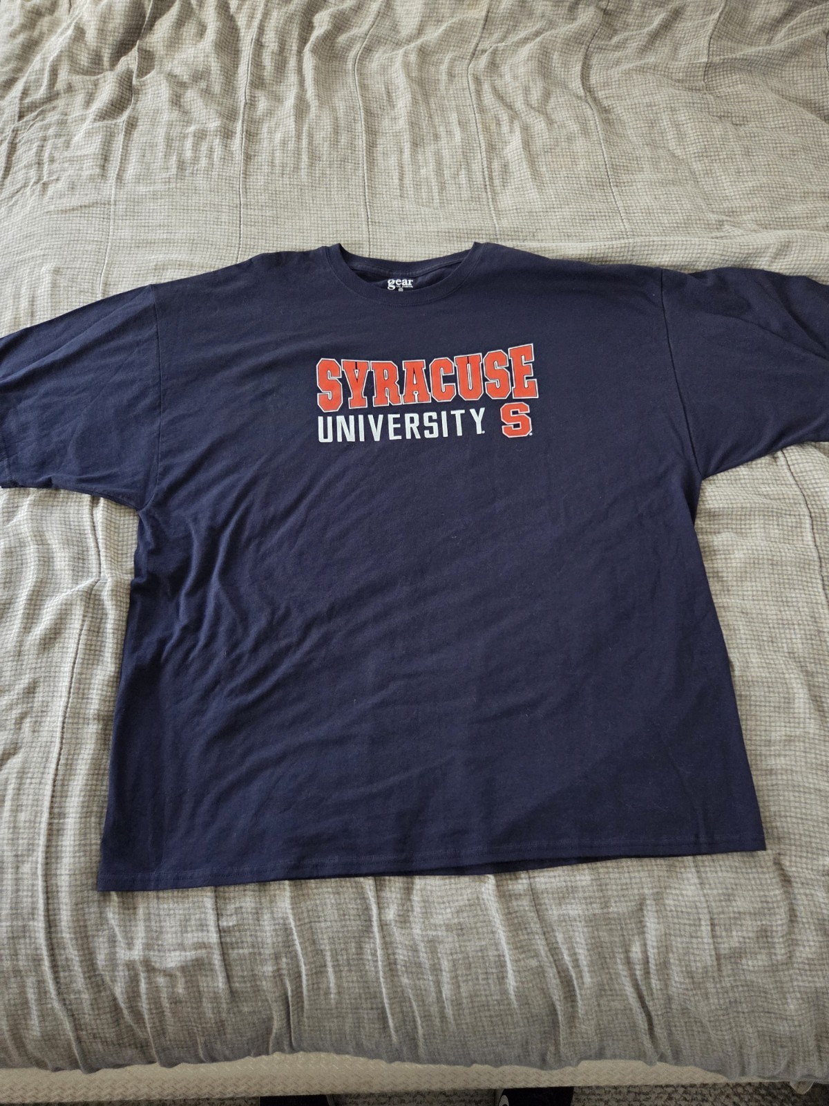 Black Gear For Sports Syracuse University Orange T-shirt Men