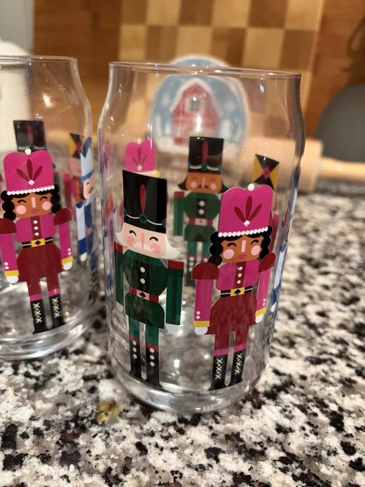 Conjunto de 3 copos de Natal quebra-nozes Kate Spade - Imagem 2 de 3