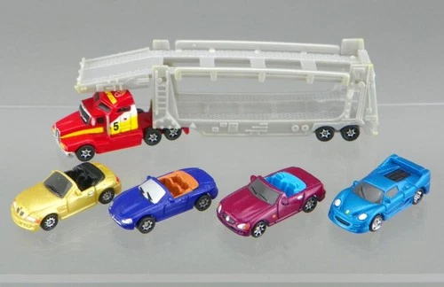 Vintage Hot Wheels Micro Planet Micro Machines Auto Transport Tractor Trailer