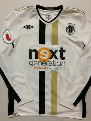MAILLOT JOUEUR UMBRO ANGERS SCO GAETAN CHARBONNIER SAISON 2011-2012 SIGNATURE - Photo 1/4