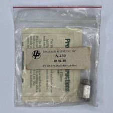 Upchurch A-430 High Pressure Semi-Prep Inline Filter 2U - NEW