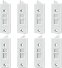 8 Pcs Window Latch Locks Spring Loaded Window Tilt Latch Replacement Part by ,Vi