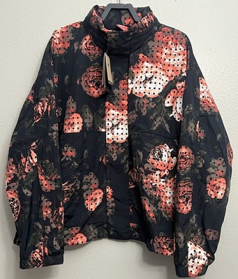 Nike Tech Pack Therma Oversized Floral Print Repel Jacket Size XL HM9466 010 New