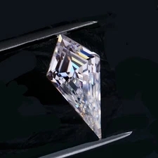 3 Ct Natural D Color Kite Cut Lab Grown CVD Diamond GGA Certified Clarity VVS1
