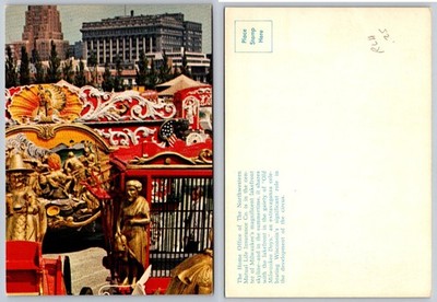 Milwaukee Wisconsin Old Milwaukee Days Circus Parade Float Postcard Vintage