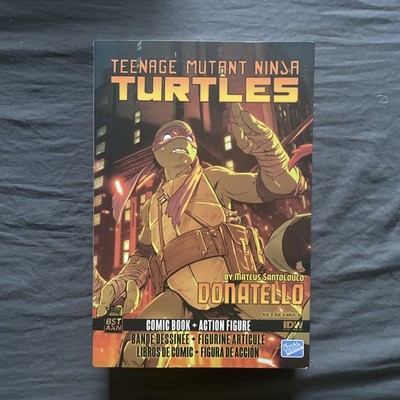 TMNT Donatello 5in Action Figure & IDW Comic Loyal Subjects BST AXN