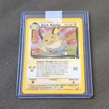 Pokémon Dark Raichu Secret Rare Holo 83/82 Team Rocket Stage 1 HP70 TCG Card on eBay