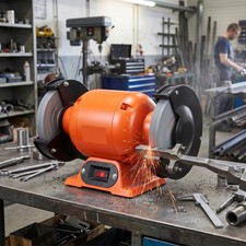 350W Electric Bench Grinder Worktop Dual Wheel 150mm Disc Metal Sander Polisher