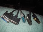 5 OLD COMPUTER CABLES — photo 2