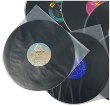 Vinyl Record Anti-Static Inner Sleeves   Premium 12 inch Round Bottom Cove
