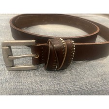 Brown Genuine Leather Belt - Women's Size Small B17