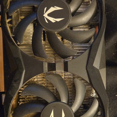 ZOTAC NVIDIA GeForce GTX 1660 Twin Fan 6GB GDDR5 Graphics Card Fan Heatsink