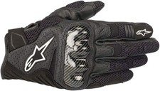 Alpinestars SMX 1 Air V2 Motorcycle Gloves Lightweight Large, Black