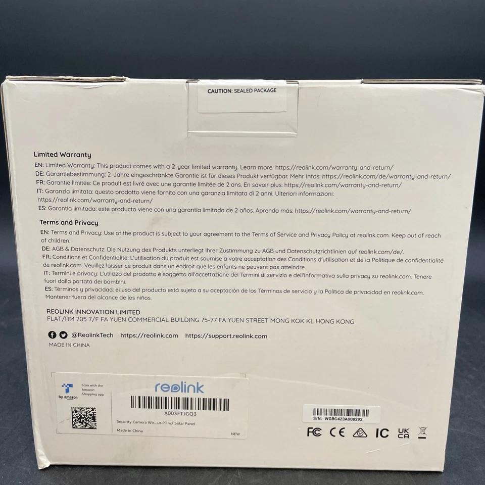 Reolink Argus PT 4MP Outdoor Security Camera - White - Image 3 of 4