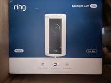 Ring Spotlight Cam Pro Plug-In 2nd Gen White 4k Retinal Vision 2025 SEALED - New