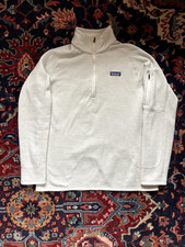 Patagonia Better Sweater 1/4 Zip Cream Fleece Jacket Size XL