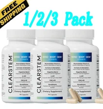 CLEARSTEM (age+acne) - MIND-BODY-SKIN Vitamin 90 Capsules
