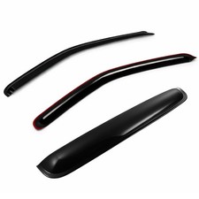 Window Visor Sunroof Visor 3pcs For Acura Rsx 2002-2006 Tape-on Dark Smoke