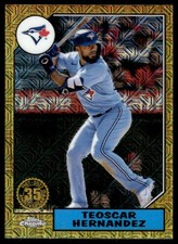 2022 Topps 1987 Baseball Chrome Silver Pack Teoscar Hernandez Toronto Blue Jays
