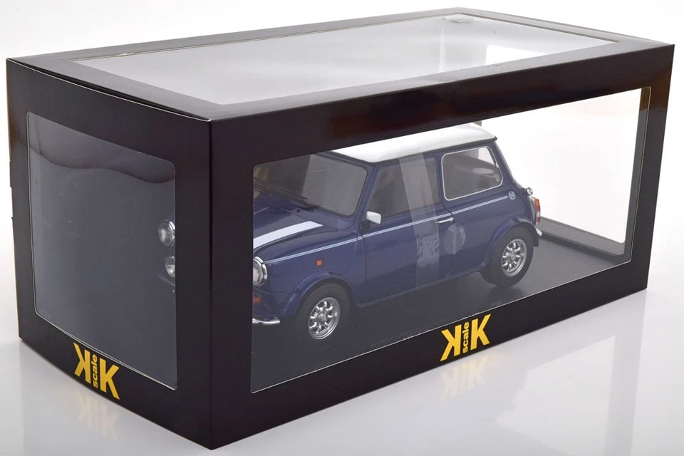 1:12 KK-Scale Mini Cooper RHD bluemetallic/white - Bild 3 von 4