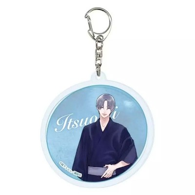 Key chain Itsuomi Naki (circular) ''Yubisaki and Koi acrylic key chain 03.