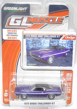 GREENLIGHT GL MUSCLE SERIES 10 1970 DODGE CHALLENGER R/T 426 PLUM CRAZY 