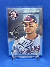 2023 Topps Chrome Platinum Anniversary #64 Joey Meneses Rookie Card Nationals. rookie card picture