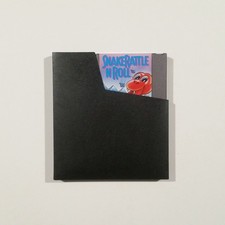Nintendo Snake Rattle N Roll NES Game Cartridge Retro Action Platformer w/Sleeve