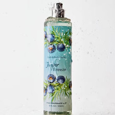 RARE BATH BODY WORKS JUNIPER BREEZE FRAGRANCE BODY MIST SPRAY 8 FL OZ HTF