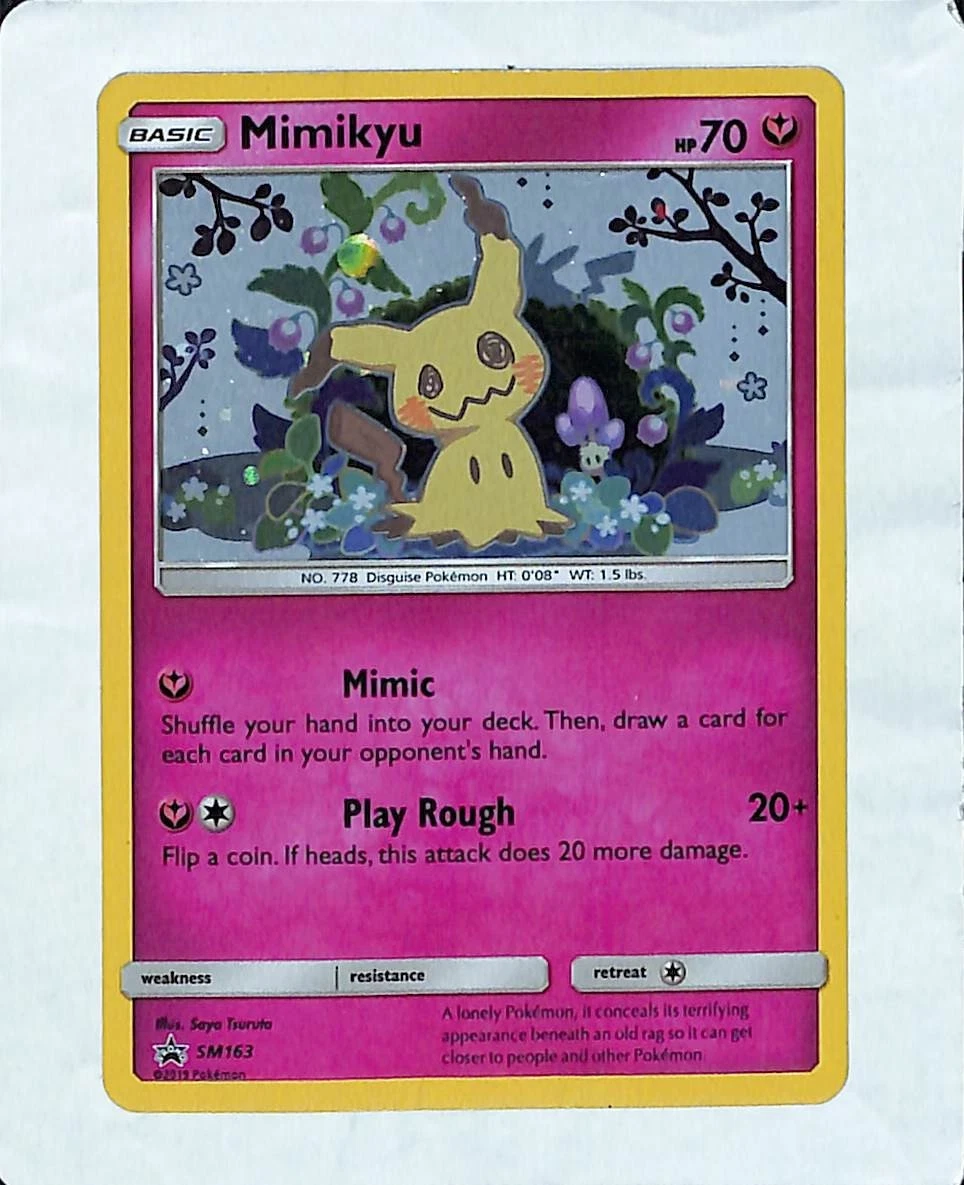 ポケモンカード ミミッキュ ミミッキュだよ プロモ SM163 英語版 Mimikyu SM163 Sm for sale | eBay