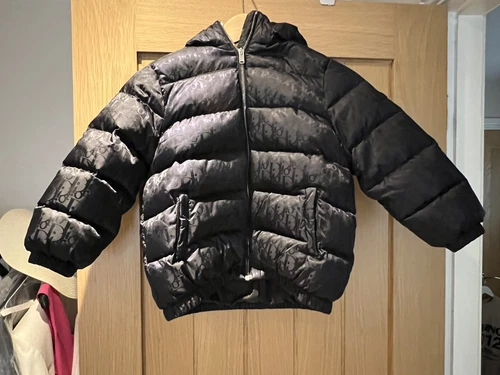 Dior Puffer Coat In Navy età 5