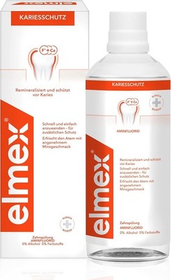 Elmex ''Kariesschutz'' Anti-Cavity Mouthwash 400 ml by Elmex