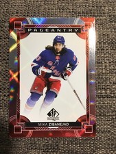 2024-25 UD SP Authentic Pageantry Red Mika Zibanejad