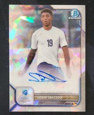Topps Bowman Chrome Road to UEFA U21 EURO 2023 Eddie Salcedo Auto CA-ES /125