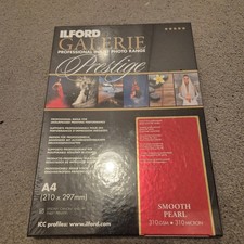 ILFORD Galerie Prestige Smooth Pearl A4 Photo Paper 310gsm 25 Sheets Inkjet