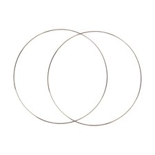 2 Pieces Metal Floral Hoops Wire Hoops for Wall Hanging Crafts Handmade DIY