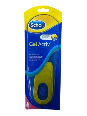 Scholl Gel Activ Everyday Einlegesohlen Damen Größe 35,5-40,5 Neu (033)