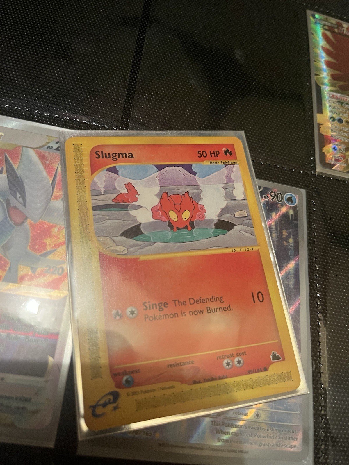 Slugma Skyridge E-Series Pokémon Common Card 98/144 Near Mint Condition