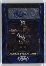 2020 Certified Rookie Signatures Blue Etch 10/20 Isaiah Coulter #RS-IC Auto 14jr