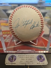 Jim Catfish Hunter Autographed Rawlings Baseball JSA Certified Authentic W/ Case