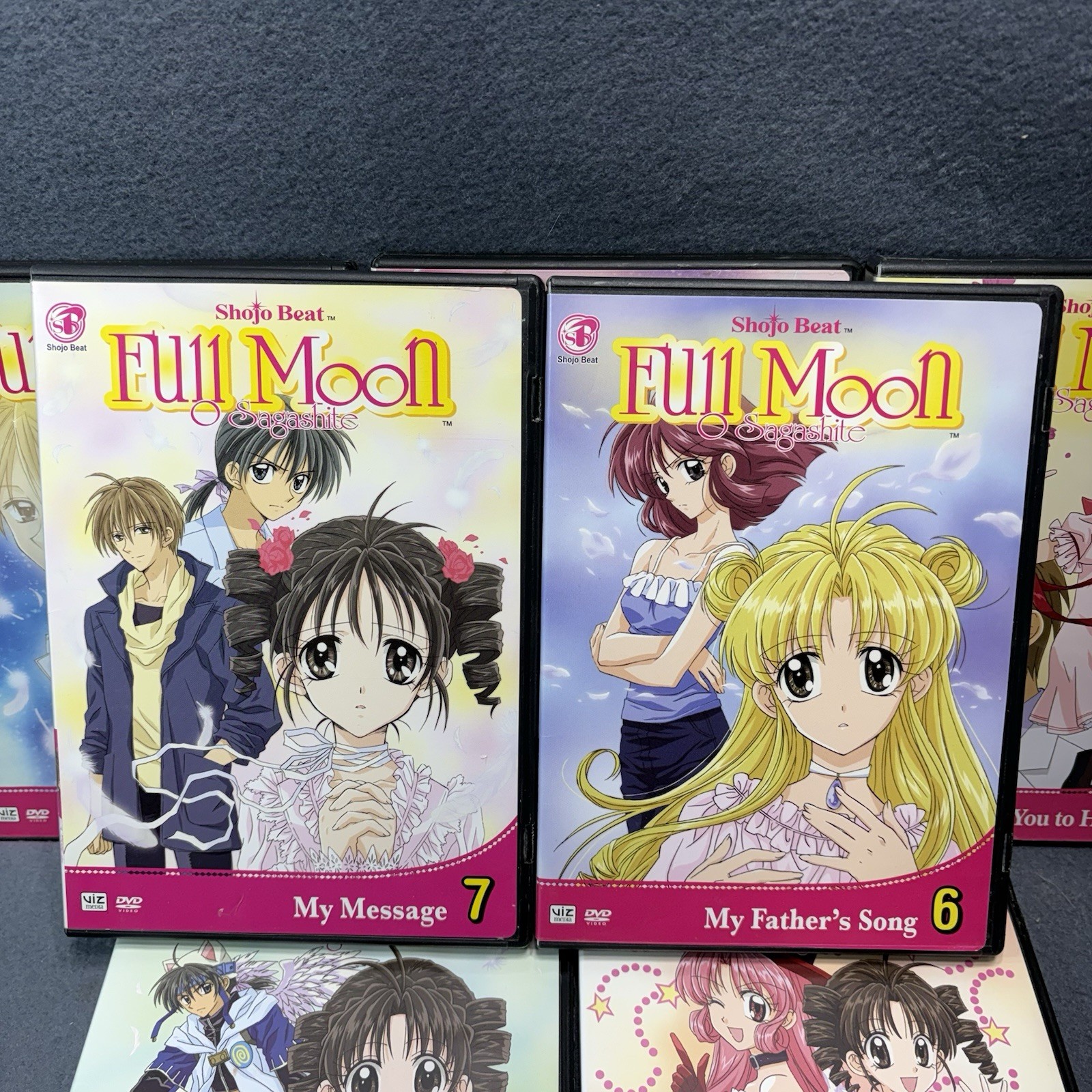 Full Moon O Sagshite 7 DVD Lot (Viz Media 2006) Volume 1 2 3 4 5 6 7