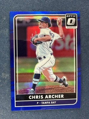 2016 Donruss Optic Blue #146 Chris Archer Tampa Bay Rays /149