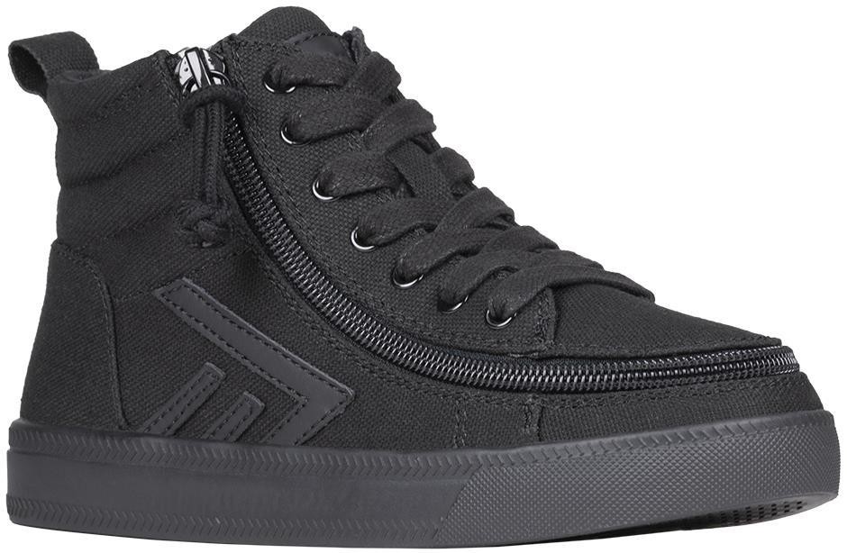 Zapatos de skate Billy para niños pequeños adaptables, lona, cremallera, necesidades especiales
