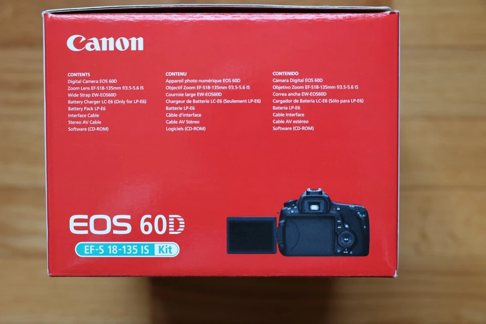 Canon EOS 60D EF-S18-135mm f/3.5-5.6 IS USM Lens Kit Complete +BG-E9 grip + More - Image 2 of 4